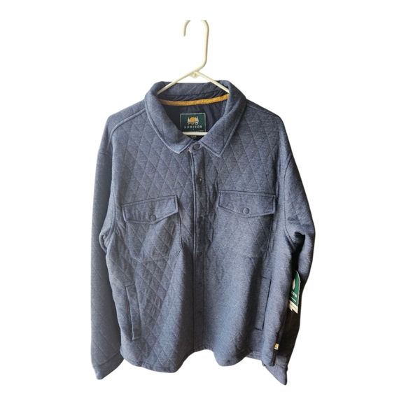 Horizon by Bass Creek Outfitters Mens Quilted Shacket Size XL Gorpcore Outdoors - Picture 2 of 11